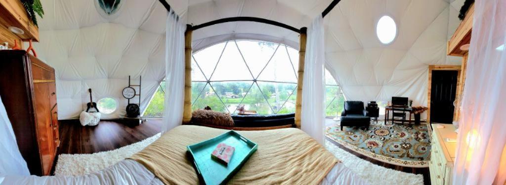 Waterfront Luxury Glamping Dome Hotel Rogersville Eksteriør billede